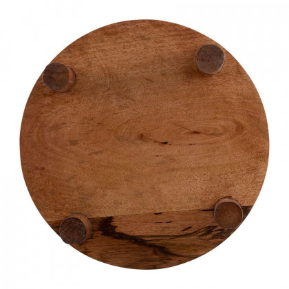 Sagebrook 12" Wood 4-legged Riser - Brown