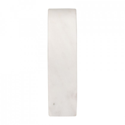Sagebrook 6" Marble Horseshoe Table Top Decor - White