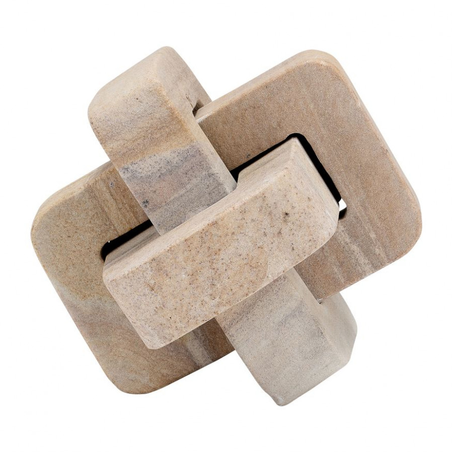 Sagebrook - 5" Marble Knot in Natural