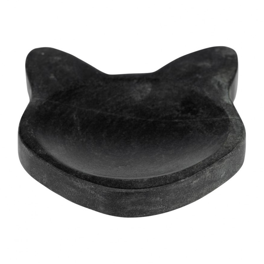 Sagebrook - 5" Marble Cat Tray