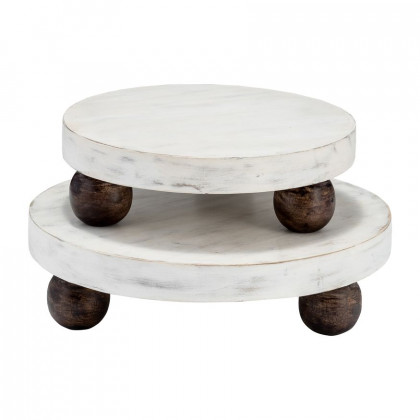 Sagebrook - 10" Wood 4-legged Riser