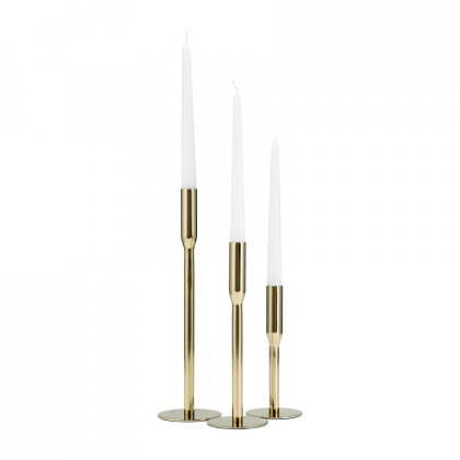 Sagebrook 14" Metal Taper Candle Holder - Gold