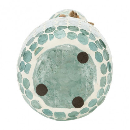 Sagebrook 16" Glass Mosaic Vase - Blue