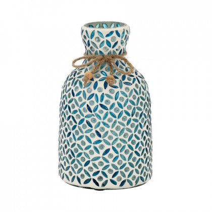 Sagebrook - 16" Glass Mosaic Vase