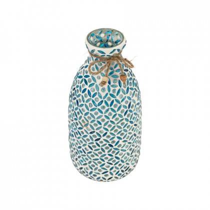 Sagebrook - 16" Glass Mosaic Vase