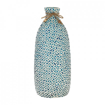 Sagebrook - 16" Glass Mosaic Vase