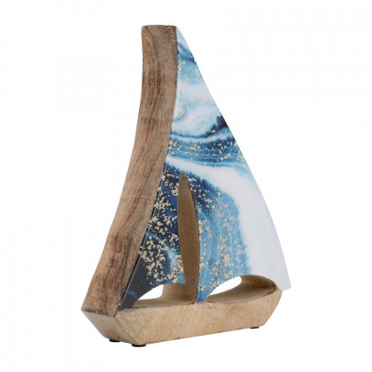 Sagebrook - 11"x12" Wood Sailboat