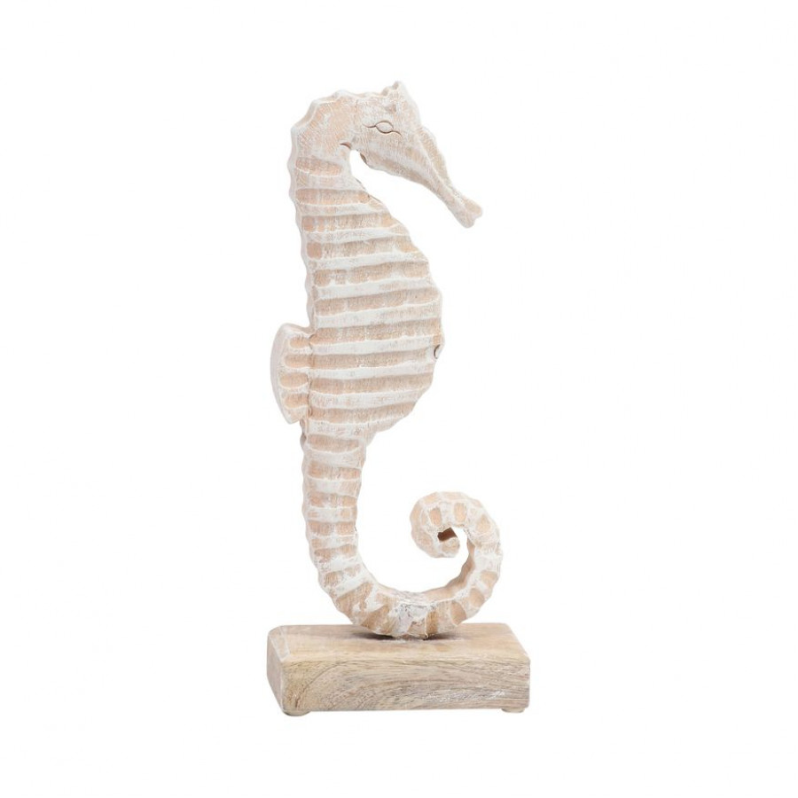 Sagebrook - 11" Wood Seahorse