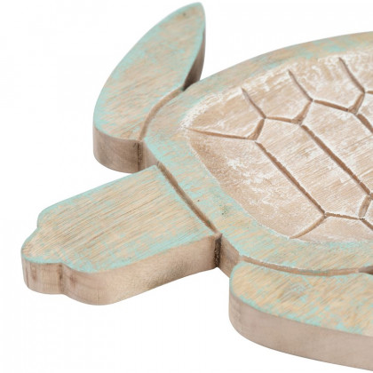 Sagebrook - 10"/14" Wood Tortoise (Set Of 2) in Multi