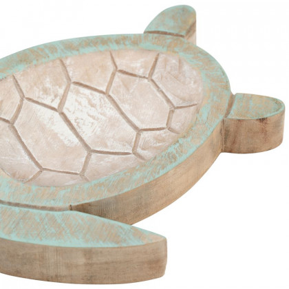 Sagebrook - 10"/14" Wood Tortoise (Set Of 2) in Multi