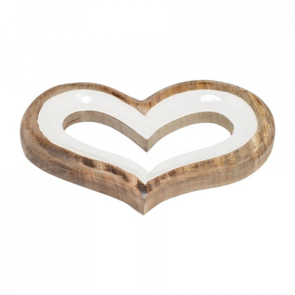 Sagebrook - 10" Wood Heart Decor