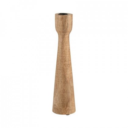 Sagebrook 12" Wood Candle Holder - Brown