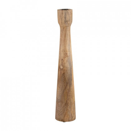 Sagebrook 16" Wood Candle Holder - Brown