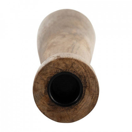 Sagebrook 16" Wood Candle Holder - Brown