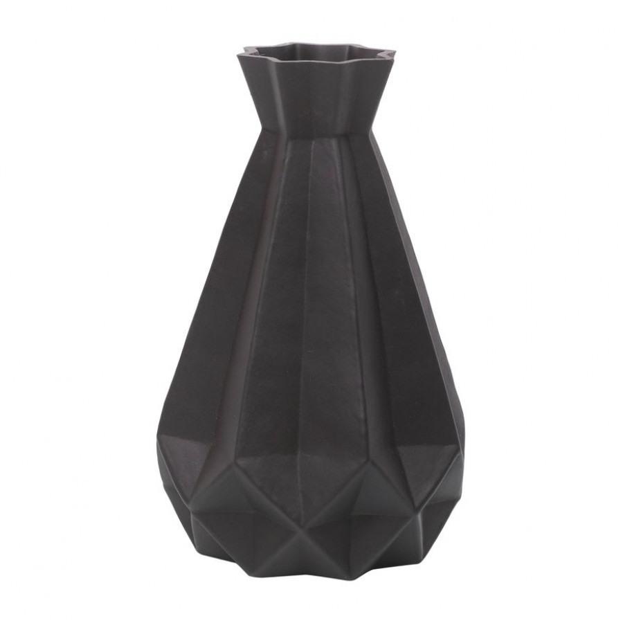 Sagebrook - 9" Glass Classic Vase in Black