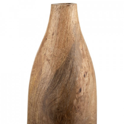 Sagebrook 14" Wood Vase - Brown