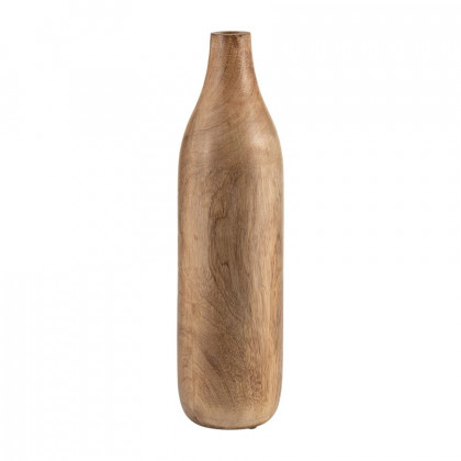 Sagebrook 17" Wood Vase - Brown