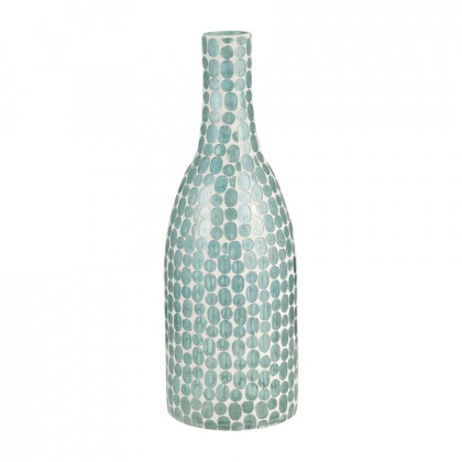 Sagebrook - 13" Glass Mosaic Vase