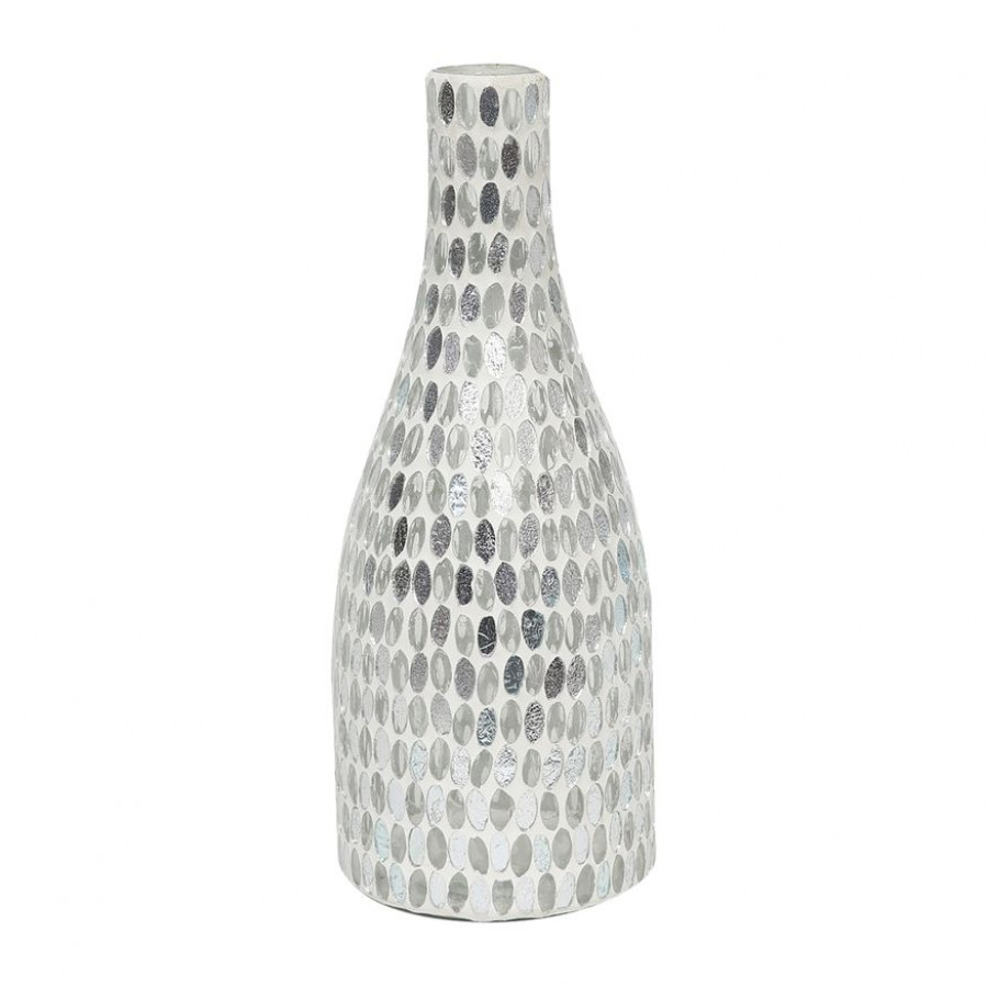 Sagebrook - 13" Glass Mosaic Vase
