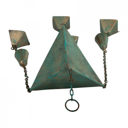 Sagebrook - 27" Metal Bells Chime in Green