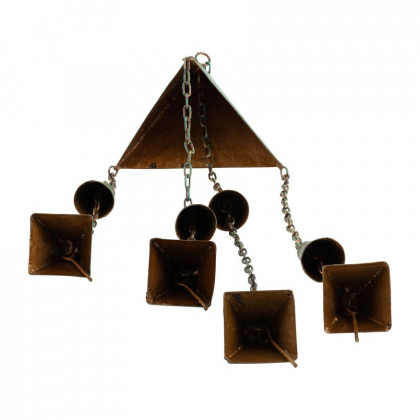 Sagebrook - 27" Metal Bells Chime in Green
