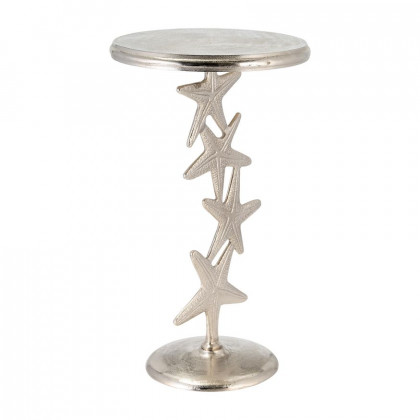 Sagebrook 14"/25" Metal Starfish Side Table - Silver