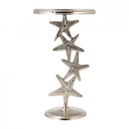 Sagebrook 14"/25" Metal Starfish Side Table - Silver