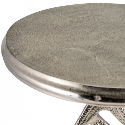 Sagebrook 14"/25" Metal Starfish Side Table - Silver