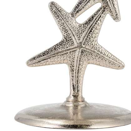 Sagebrook 14"/25" Metal Starfish Side Table - Silver