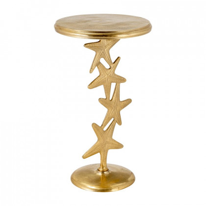 Sagebrook 14"/25" Metal Starfish Side Table - Gold