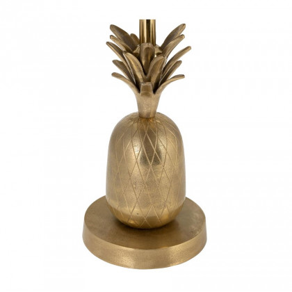 Sagebrook 15"/24" Metal Silver Pineapple Side Table - Gold