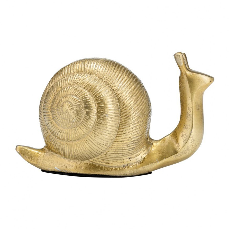 Sagebrook - 7" Metal Decor Snail in Gold