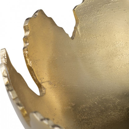 Sagebrook 16" Metal Live Edge Bowl (Set Of 2) - Gold