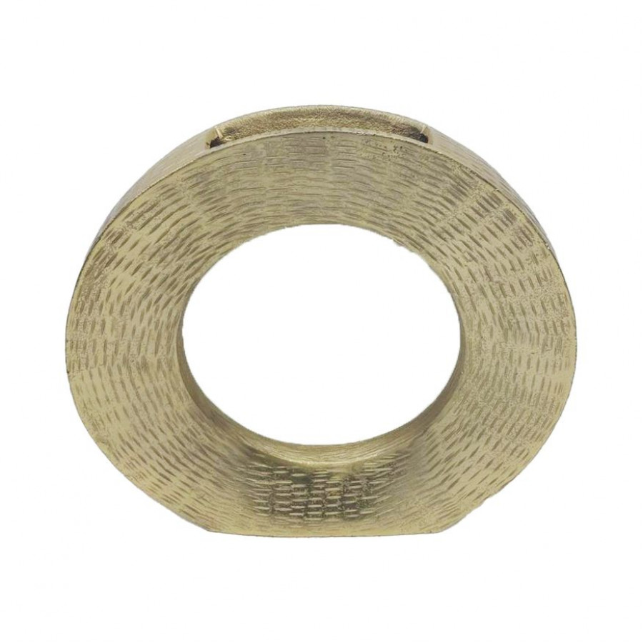 Sagebrook - 14" Metal Round Open Cut Out Vase