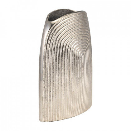 Sagebrook 11" Metal Arch Vase - Silver