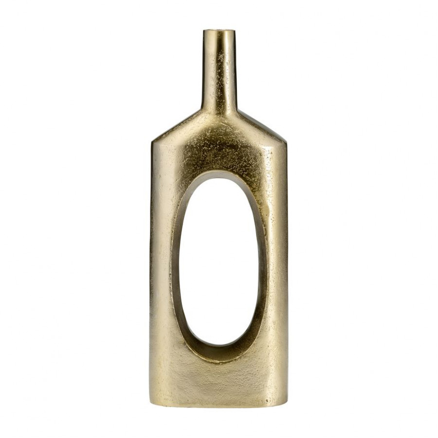 Sagebrook - 16" Metal Tall Modern Open Cut Out Vase
