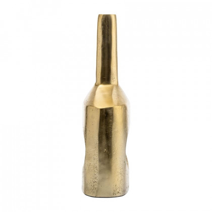 Sagebrook 12" Metal Small Modern Open Cut Out Vase - Gold