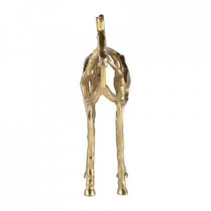Sagebrook 14" Metal Horse Illusion Sculpture - Gold