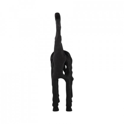 Sagebrook - 13" Metal Giraffe Illusion Sculpture in Black