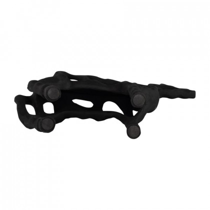 Sagebrook - 13" Metal Giraffe Illusion Sculpture in Black