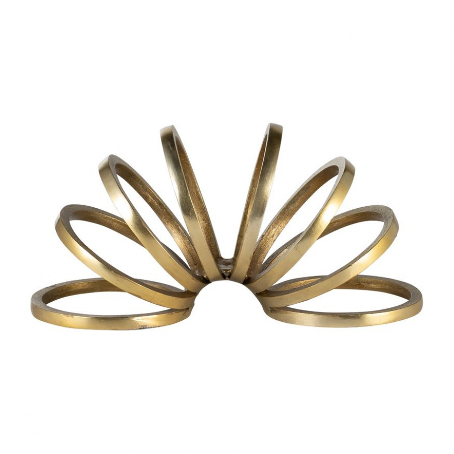Sagebrook - 11" Metal Slinky Ring Decor