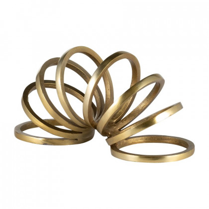 Sagebrook - 11" Metal Slinky Ring Decor
