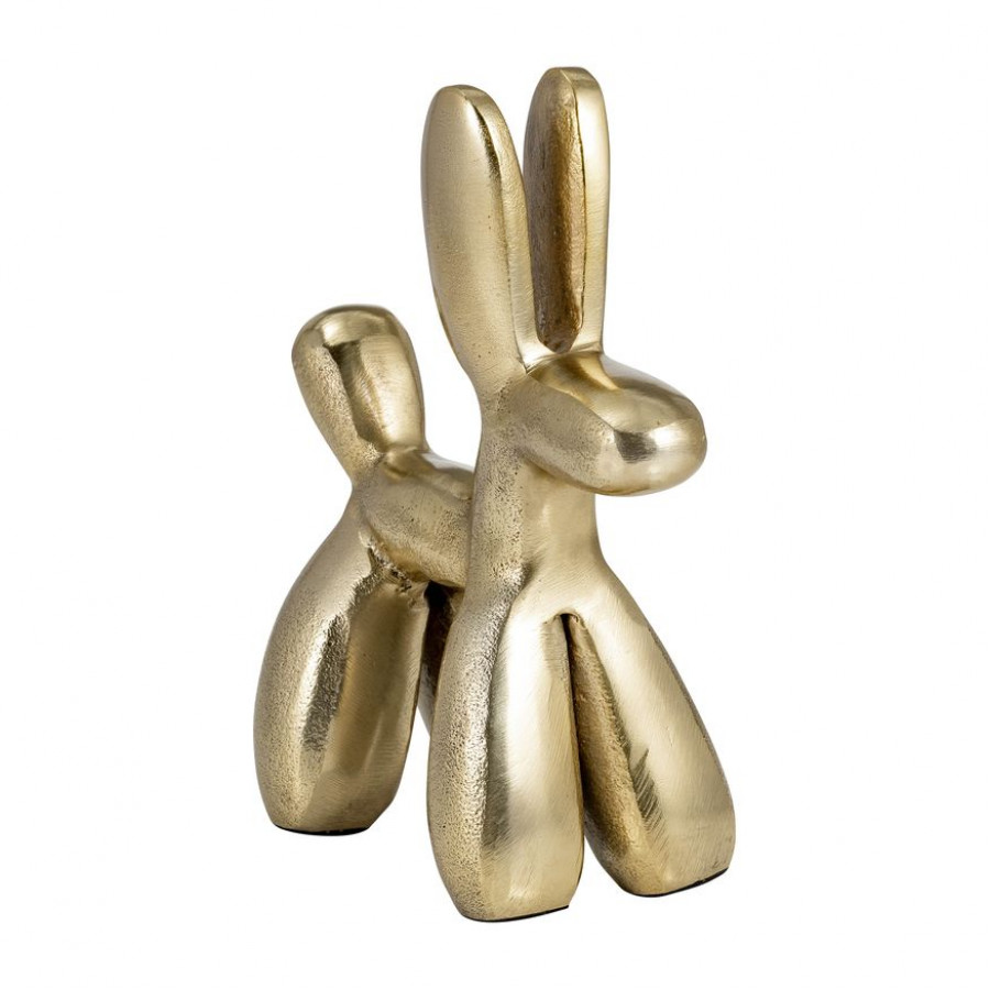 Sagebrook - 8" Metal Ballon Dog Decor in Gold