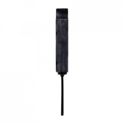 Sagebrook 13" Metal/Marble Bitten Popsicle Decor - Black