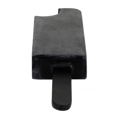 Sagebrook 13" Metal/Marble Bitten Popsicle Decor - Black