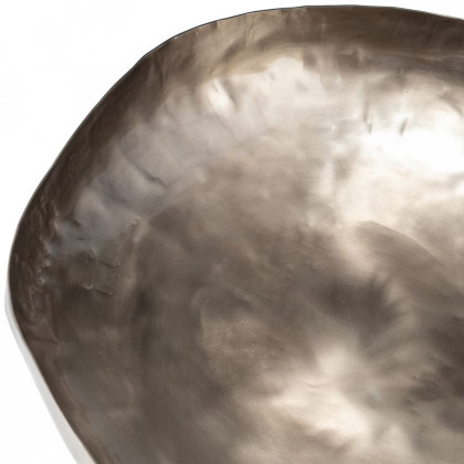 Sagebrook - 11"/14"/17" Metal Organic Shaped Bowls (Set Of 3) in Bronze