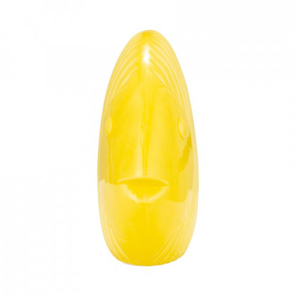 Sagebrook 12" Ceramic V Striped Fish - Yellow