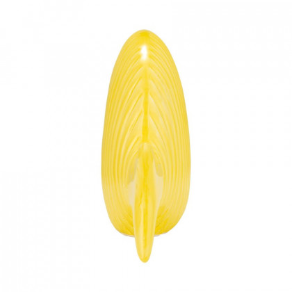 Sagebrook 12" Ceramic V Striped Fish - Yellow