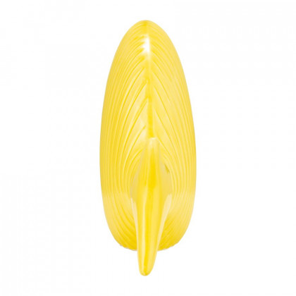 Sagebrook 16" Ceramic V Striped Fish - Yellow