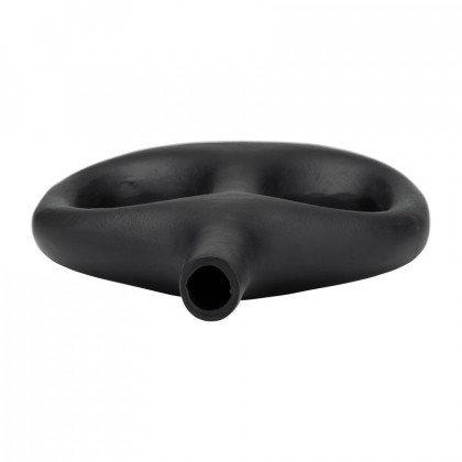 Sagebrook 15" Metal Hollow Handles Vase - Black